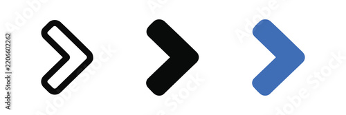 Chevron Right Navigation Direction Icon