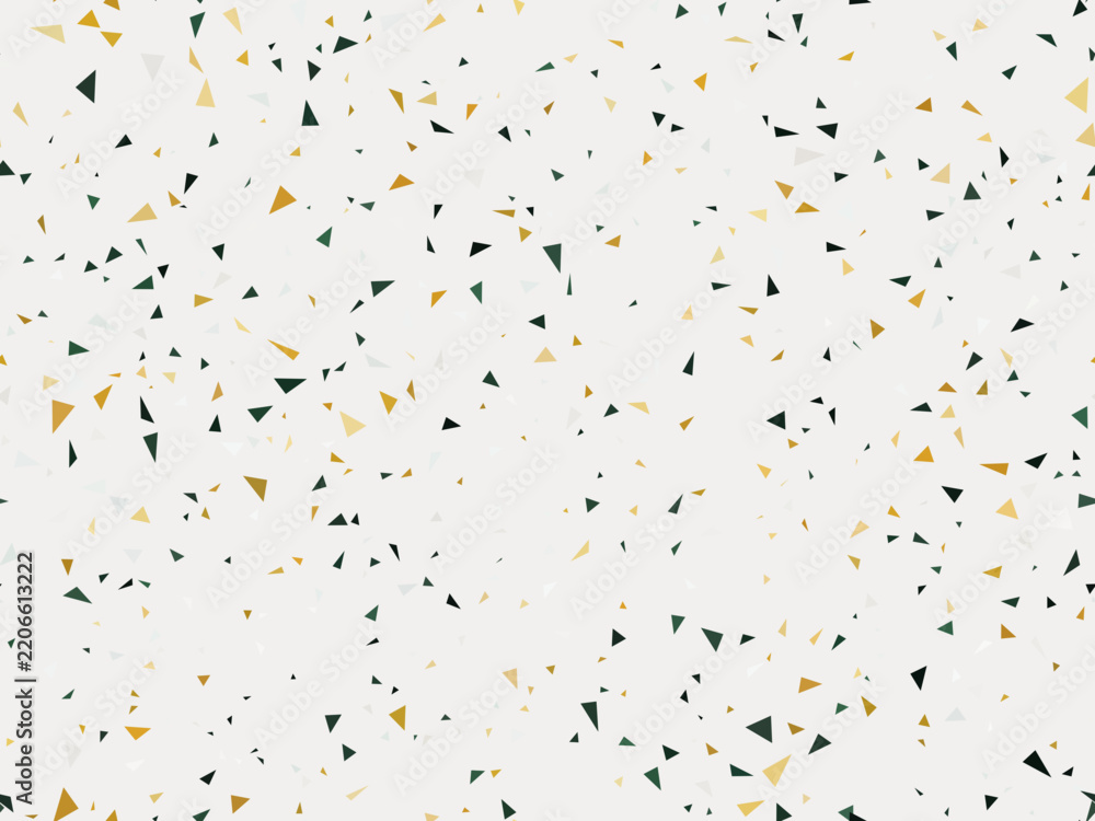 Obraz premium Terrazzo Nester Ocker & Fichtengrün nahtlos creme