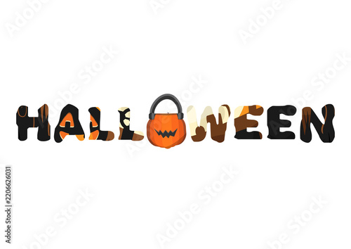 happy halloween text
