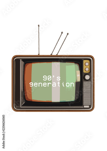 retro tv set