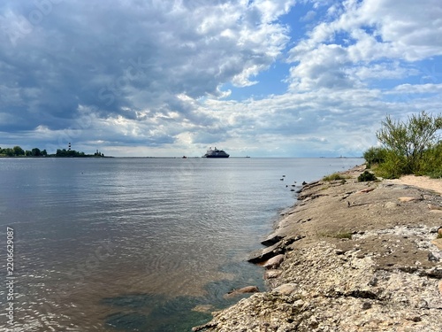 Seacoast in autumn