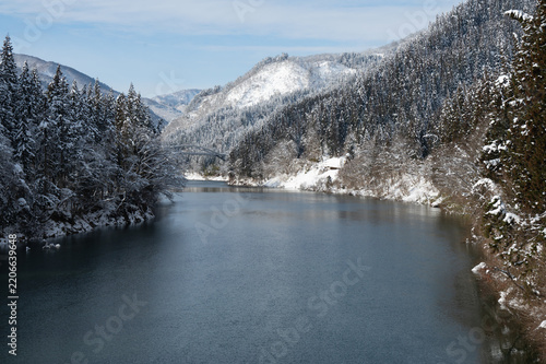 snow river