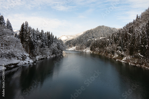 snow river