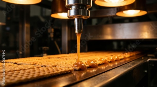 Automated food production machine dispensing fresh pastries