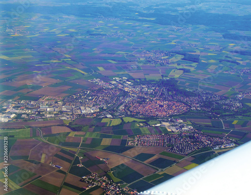 Luftaufnahme von Nördlingen