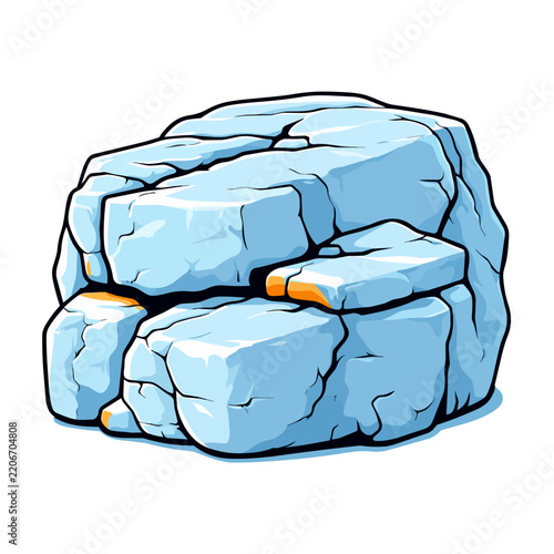 Stone vector illustration