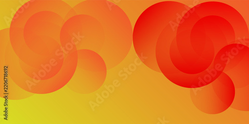 Modern art simple nice abstract yellow background with circular swirl patterns and soft gradients illustration  layout
