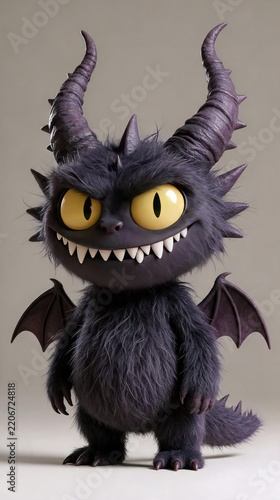 Purple Horned Monster