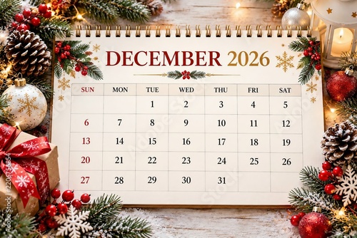 December 2026 Christmas Calendar