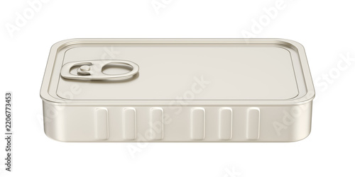 Sardine can on transparent background