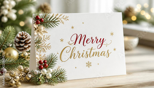Merry Christmas Celebration Greeting Card