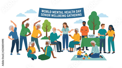 World Mental Health Day: Seniors Gather for Wellbeing Activities and Social Connection