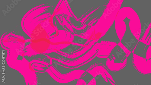 Abstract dynamic magenta pink and red brush stroke vector background featuring expressive ink artwork for creative poster cover, art exhibition banner, and modern backdrop design