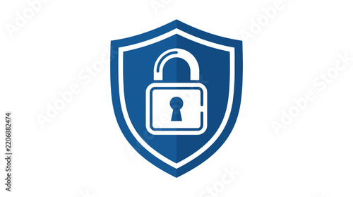 Security Shield Padlock Icon