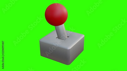 joystick switch computer game button stamp controller control retro 3d technology arcade video business off office gaming old console