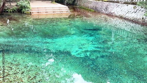 山口県美祢市 日本名水百選の別府弁天池