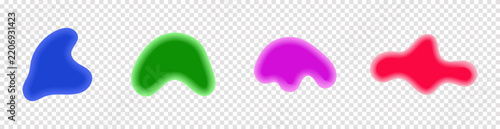 abstract colorful background with bubbles