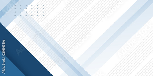 Blue abstract background with white color. Abstract blue background with square shapes. Modern Simple Blue Grey Abstract Background Presentation Design
