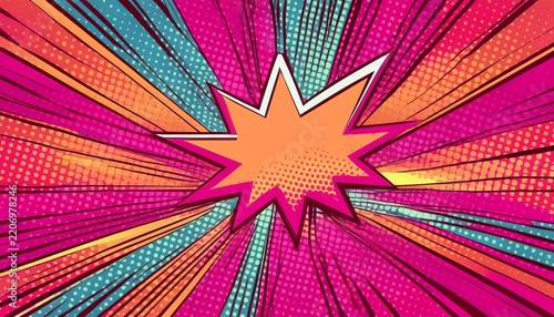 pop art abstract background