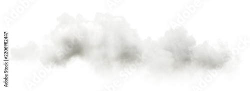Steam smooth clouds spreading cutout backgrounds 3d rendering png