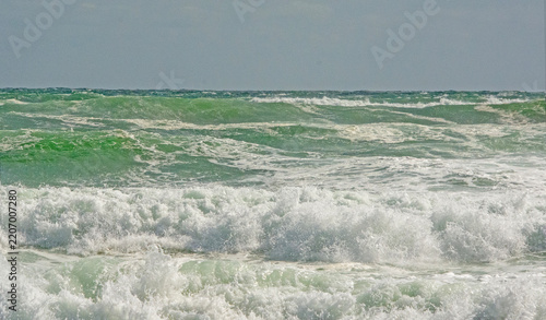 Stormy seas