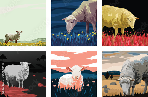 Sheep icon silhouette vector illustration. Sheep silhouette isolated on white black background.