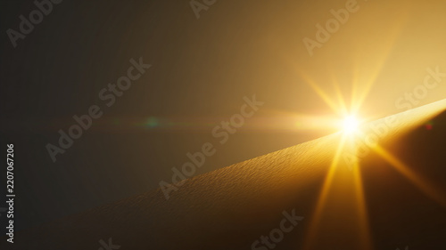 soft golden sun flare entering from corner, warm glow, minimal background