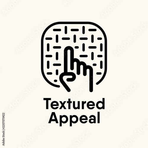 Textured appeal symbol