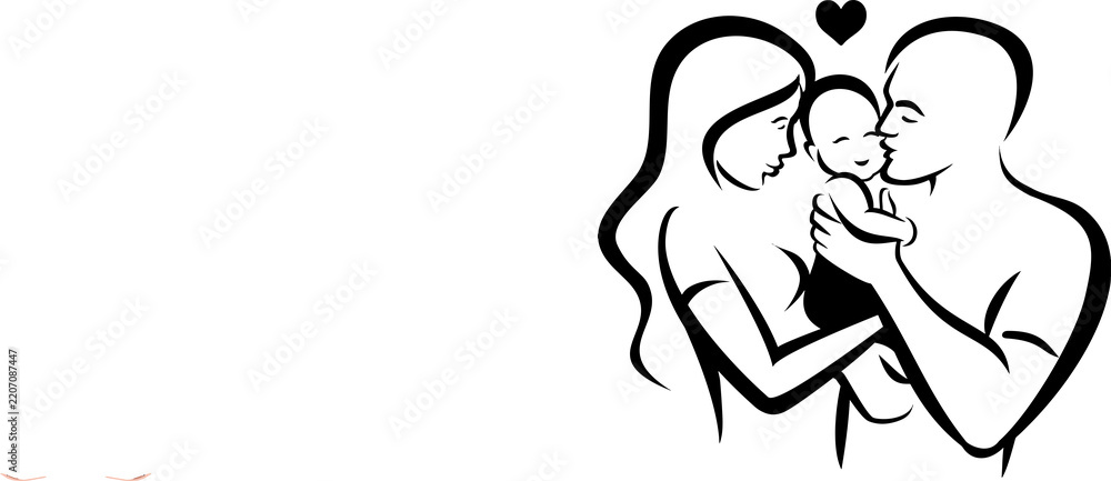 Fototapeta premium vector silhouette of a woman