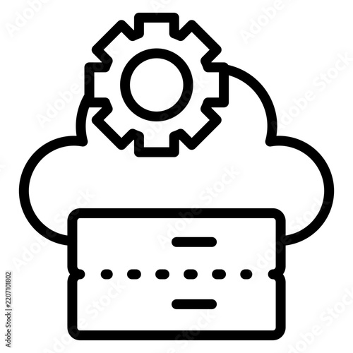 Cloud Services Icons Set – Cloud Computing Vector Collection
