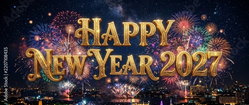 Feliz 2027, felicidades por el nuevo año.
