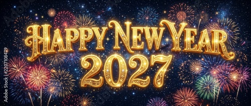 Feliz 2027, felicidades por el nuevo año.