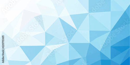 Light sky blue low poly background featuring abstract geometric polygon triangles vector texture pattern design   