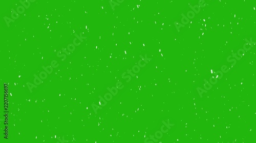 Falling Snowflakes Overlay on Green Screen Loop
Realistic Snowfall Effect Animation on Chroma Key Green Background