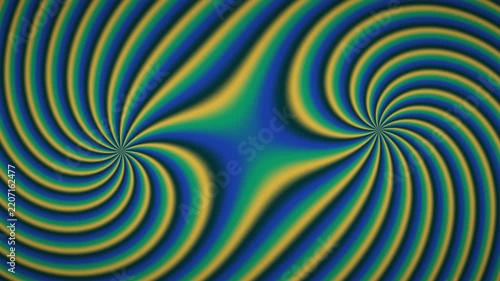Peacock Jewel Julia Cardioid, Sharp-Cusp Math Fractal Pinch