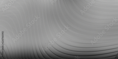 Metallic silver waves texture forming elegant fluid curves on polished steel background.