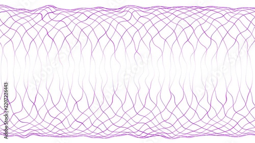 Line simulation seamless looped animation on white background