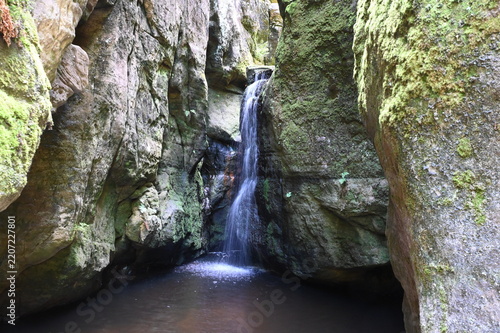 Wasserfall in der Adersbacher Felsenstadt