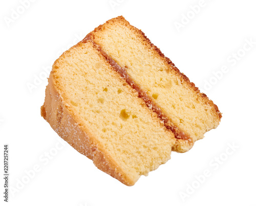 Layer Cake Slice Isolated on Transparent Background