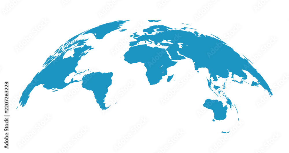 Fototapeta premium World Map Globe: A stylized representation of the Earth. global connection, international business, digital world, connection.