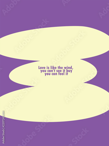 A romantic quote poster featuring the text 