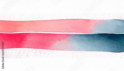 watercolor stripe on a white background