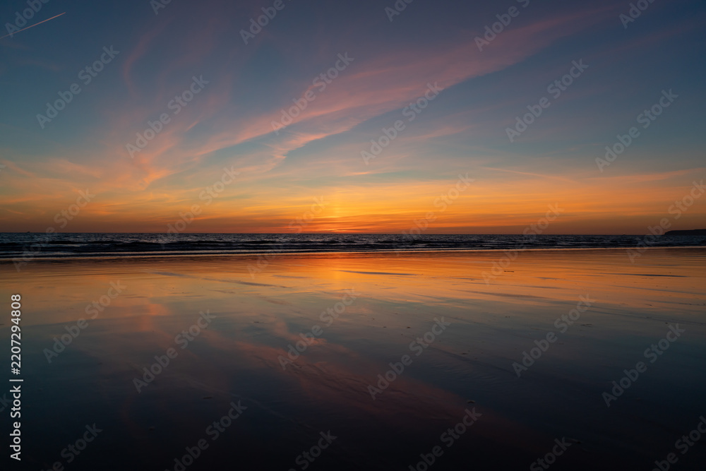 Fototapeta premium Golden Hour Beachscape