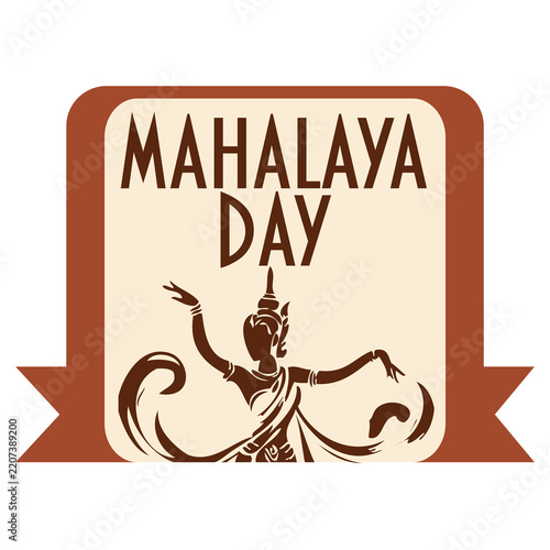 Mahalaya Day sticker