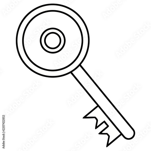 Simple Key Icon