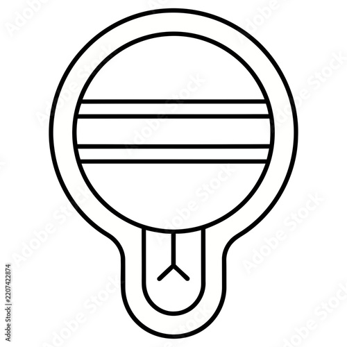 Stylized lollipop icon