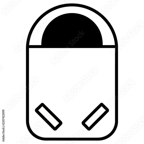 Stylized padlock icon