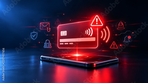 Mobile Payment Security Threat With Smartphone Credit Card Fraud Alert