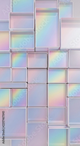 Prismatic Cascade: Luminescent Geometric Depths
