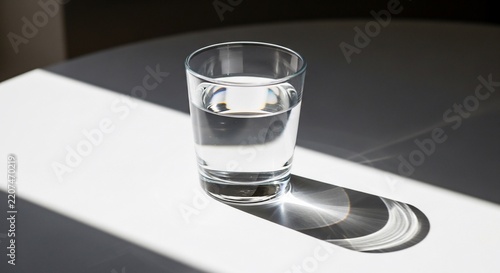 Sunlit Stillness: A Glass of Clarity